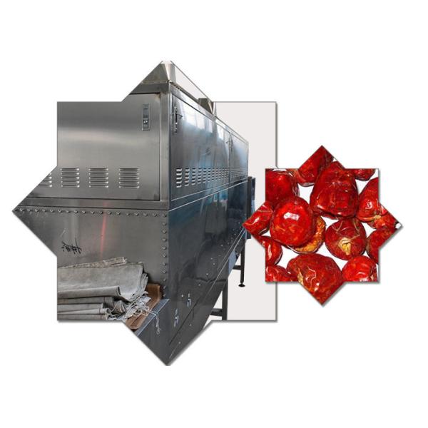 80kw Chili Drying Machine Peppers 50kw Belt Powder Microwave Sterilization