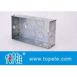 Galvanized Square Electrical Boxes And Covers For Lighting Fixture