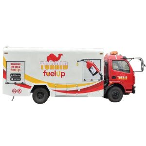 1-10T Load Capacity Manual Transmission Refueling Mobile Tank Truck With 5000 -