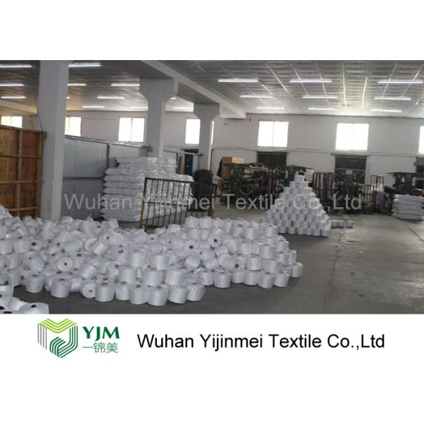 100 Percent Virgin Spun Polyester Yarn 60S Counts 60/3 On Dyeing Tube / Paper Cone