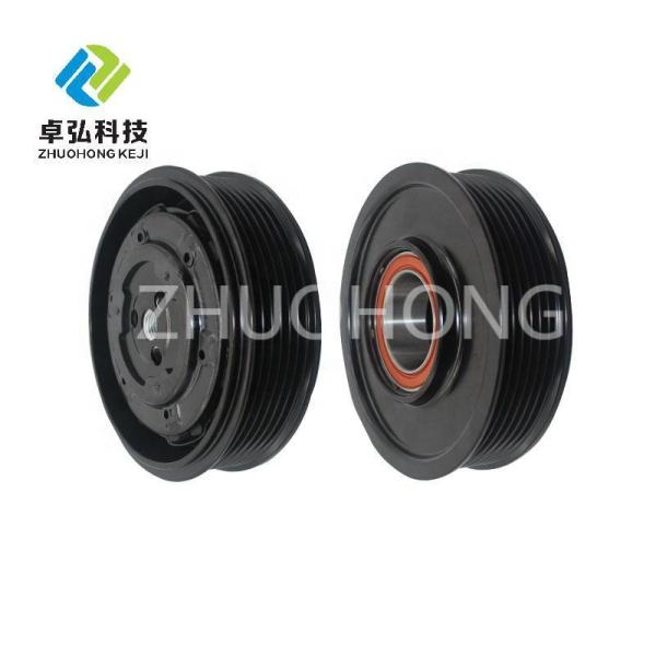 Auto AC Compressor Pulley Clutch Kit 6PK 115MM 12V for VW POLO CROSS 6R 2012- 1.4 1.6