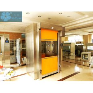 Double Telecontroller 4000mm Width PVC Roller Shutter Doors