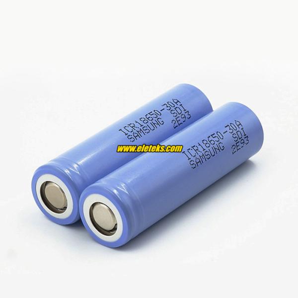 Samsung ICR18650-30A 18650 3000mAh 3.7V li-ion smart rechargeable battery 3.7V authentic cell