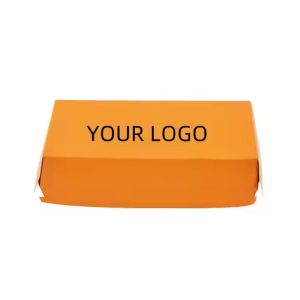 Eco-Friendly Clamshell Burger Box with Customized Design and Logo