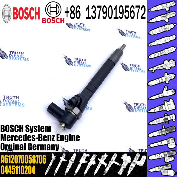 New Original Common Rail Diesel Fuel Injector A612070058706 A612070058780 RL137254AB 0986435039