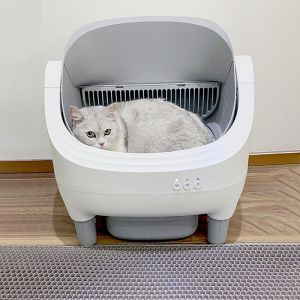 Automatic Self Cleaning Cat Litter Box with Sensor Extra Large Pet Toilet