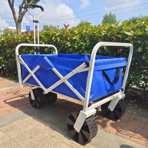 Folding Stroller Wagon Collapsible Beach Trolley Fishing Cart Kids Wagon