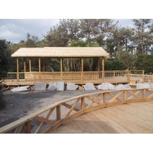 China Customized Yellow Synthetic Thatch Roofing Tile for Customized Requirements on sale