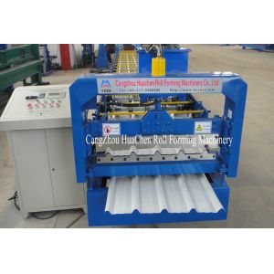 Trapezoid Cold Roll Forming Machine With Manual / Hydraulic Uncoiler
