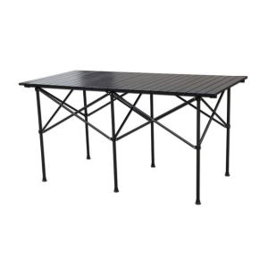 Custom 66lbs BBQ Picnic Steel Foldable Outdoor Table