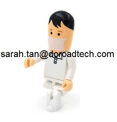 Wholesale All Kinds of Plastic Robot USB Flash Drive, Customized Figures