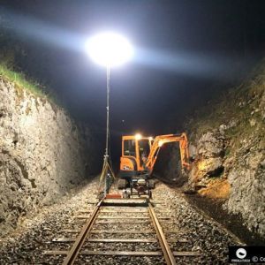 Mobile Moon Balloon Light Metal Halide Lamp 1 2 4 Kw For Night Construction