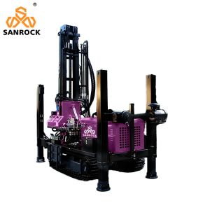 Water Borehole Drilling Machine High Productivity Crawler Drilling Rig Deep