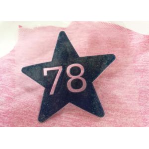 Gold And Sliver Iron On Transfer Labels , Custom Iron On Transfers For T Shirts