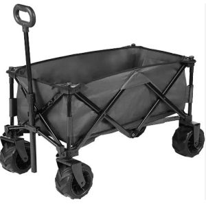 Convenient Camping Trolley Foldable Beach Wagon Carts