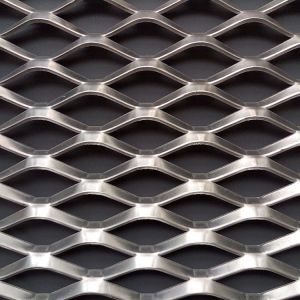 Anti Alkali Expanded Metal Mesh Customized Hole Patterns Heat Resisting