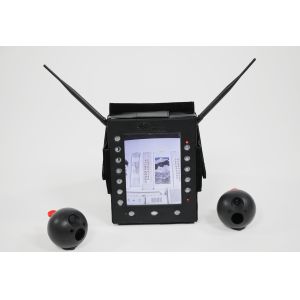 360° Rotating Automatic Surveillance Ball With Real Time Image Wireless Output