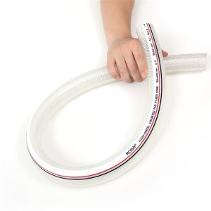 Cheap Flexible Garden PVC Hose Colorful Fiber Reinforced Braided Hose ROHS Approved for sale
