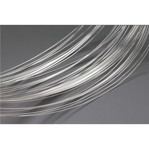 Soft Silver Plated Wire For Electrical Contacts / Nickel Plated Wire High Arc Erosion Resistance