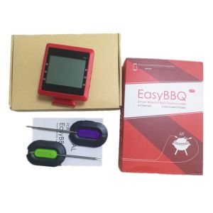 Wireless Remote Probe Bluetooth Food Thermometer For Oven Smoker Grill BBQ