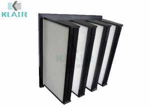 China High Capacity V Bank Hepa Air Filter With Longer Service Life on sale