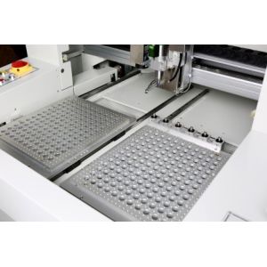 Dual Worktable USB Program Backup PCB Depaneling Machine 350*400mm 100mm/s