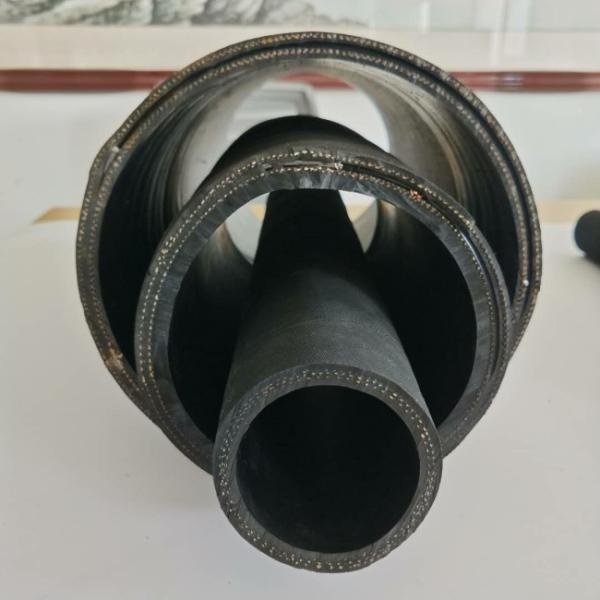 Quality NR CR SBR Rubber Bulk Material Handling Hose With Double Layer Reinforced wholesale