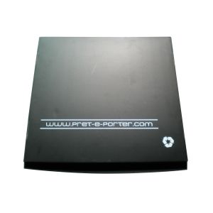 Luxury Black Corrugated Paper Box, Foldable Duplex Box With Flute Box For Cloth