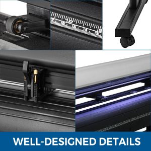 High Precision 135cm Vinyl Cutter Machine Servo Motor Driver