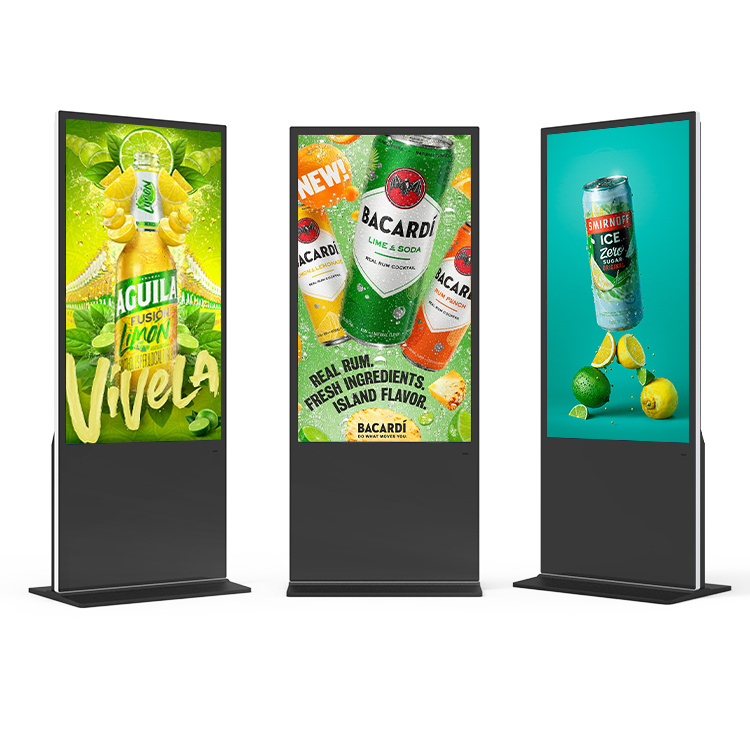 Optional Touchscreen Enabled Digital Signage Supporting Windows 7 or Windows XP with Wall-mounted Free-standing Ceiling-mounted Installation