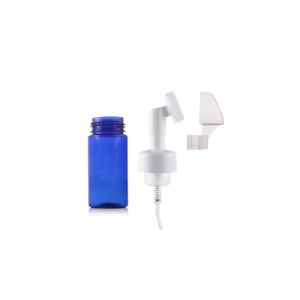 Empty 100ml Plastic Foam Soap Dispenser Bottles With Pump Custom Made Cosmetic