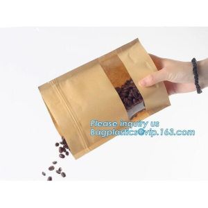 zipper. Zip lockk, Custom printed paper bread bags use for food packaging,Open