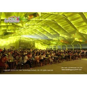 Waterproof Polygon White PVC Event Tent With 20 Years Lifespan