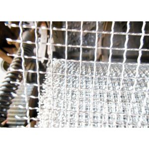 Square Aluminum Crimped Wire Mesh 1 / 2" X 0.063" For Architecture / Constructio