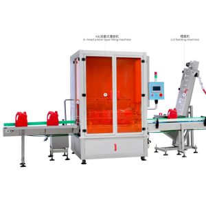Silver Plastic Bottle Labeling Machine Cap Sealer 20bpm