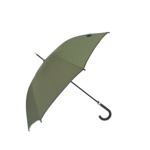 Rainbow Colors J Shape Handle Straight Umbrella 210T fabric