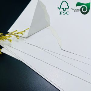 China FSC 1.5mm 1.35mm Ivory Board High Thickness Glossy Smooth White Cardboard For Packaging on sale