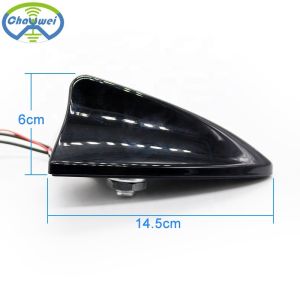 Cheap Black Color SUV Car Aerial Antenna Shark Fin 28dbi 174MHz RHCP Polarization for sale
