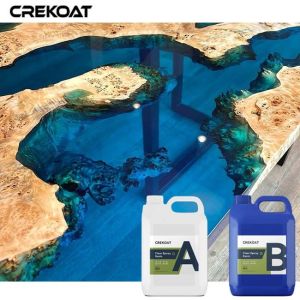 Clear Glassy Deep Pour Epoxy Resin Resists Scratching And Yellowing