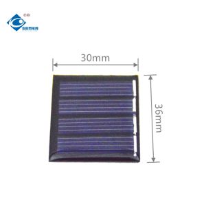 2V Customized Poly Mini Epoxy Solar Panel ZW-3036 Small Epoxy Sealed Solar Panel