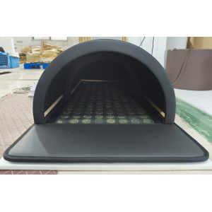 Black Jade Fir Sauna Dome With One Curtain And One Pillow For Muscle Recovery