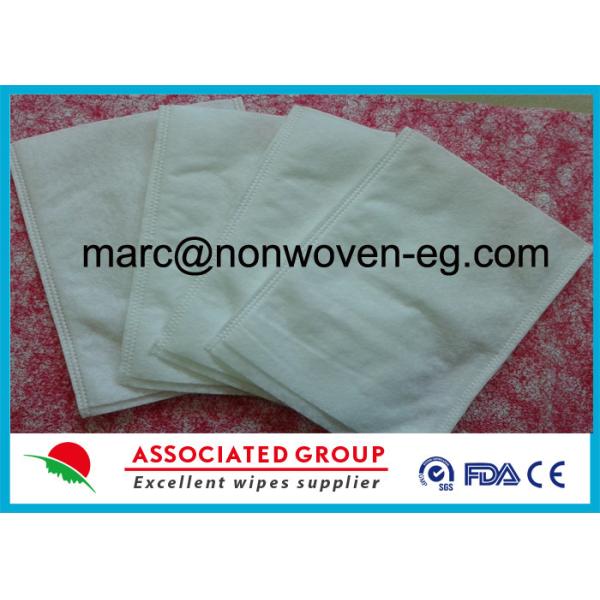 Quality Disposable Wash Gloves Made of Highly Absorbent Non Woven Polyester / Viscose Material wholesale