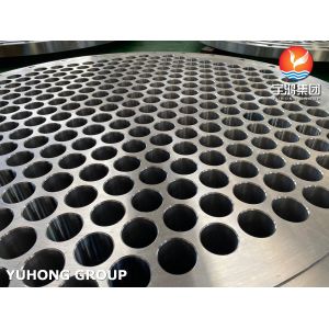 China ASTM A266 Gr.3N Carbon Steel Tubesheet For Heat Exchanger / Pressure Vessel on sale