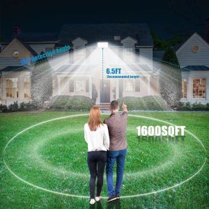 Intelligent induction solar wall light 6W three-level dimming APP controls