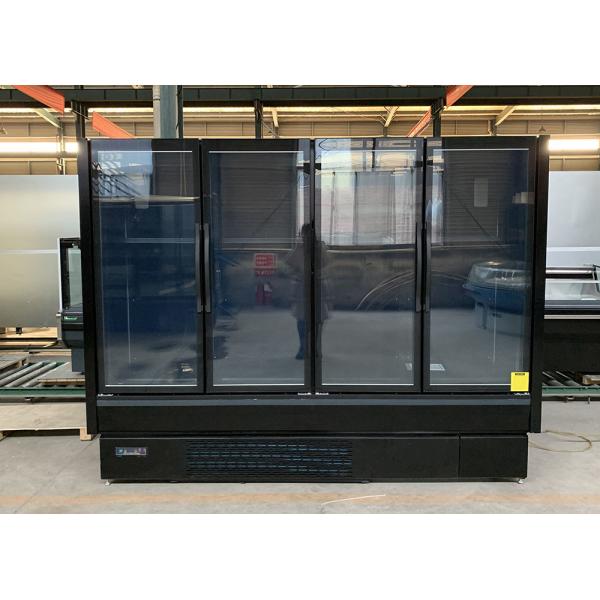 Quality Plug In Air Cooling 4 Glass Door Merchandiser Freezer R404a Refrigerated wholesale