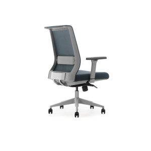 Adjustable Swivel Mesh Office Chairs , Meeting Room Sliding High Back Executive