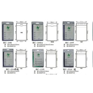 Fashionable PP / AS / ABS / PVC Badge Holder With Custom Logo