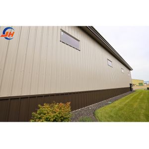 Low Carbon Steel Prefabricated Commercial Building Warehouse with Convenient