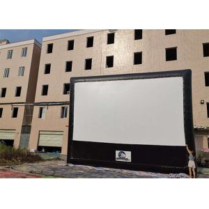 Cheap 29 ft Large Inflatable Movie Screen / Inflatable Cinema Screen For Drive In Car for sale