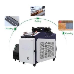 Cheap Multifunctional Handheld Fiber Laser Cleaning Machine 3 In 1 High Efficiency for sale